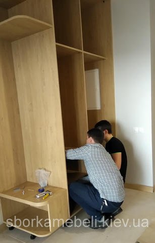 Внутрішня зборка распашного шкафа