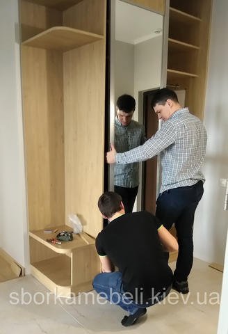 Фінальна перевірка послуги збирання шафи купе