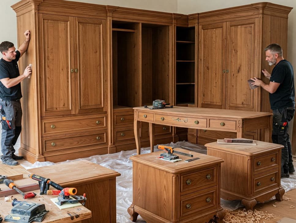 заказать сборку деревянной спальни