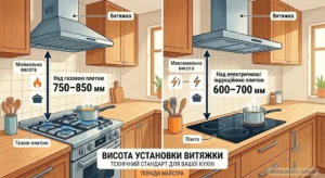 стандарти мебели кухонной