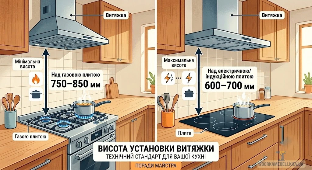 стандарти мебели кухонной