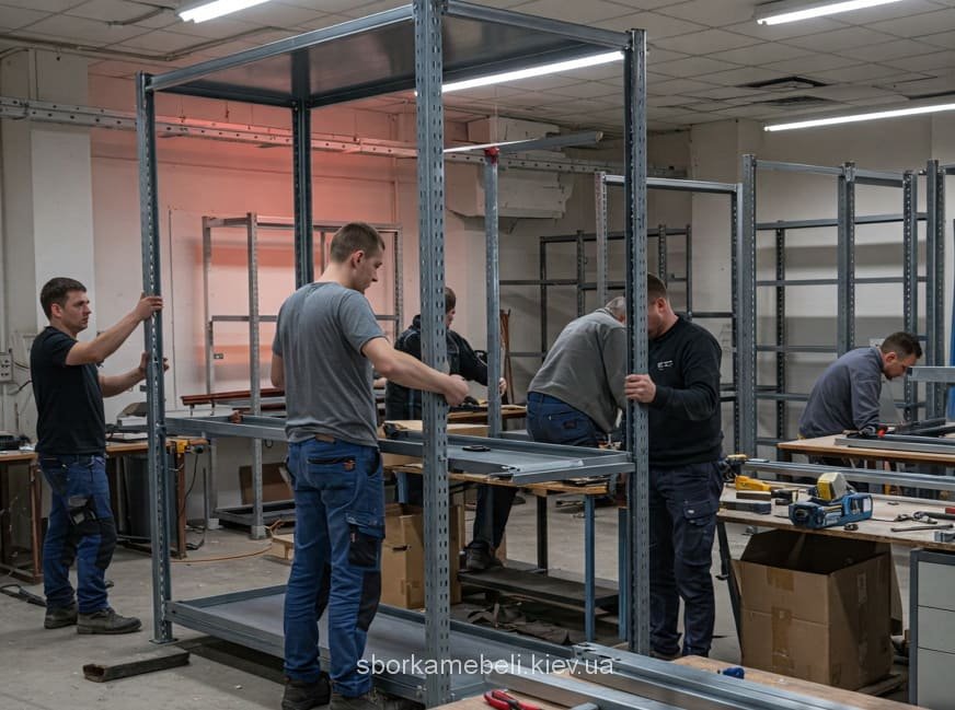 Стоимость сборки металлических стеллажей
