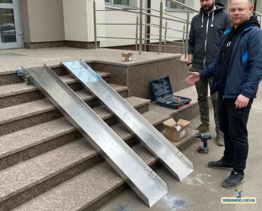встановлення металевих пандусів